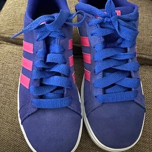 adidas Blue and Pink Athletic Shoes